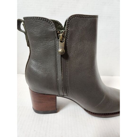 Sperry | Seaport Heel Bootie | Women's size 10 | Olive - Picture 2 of 12